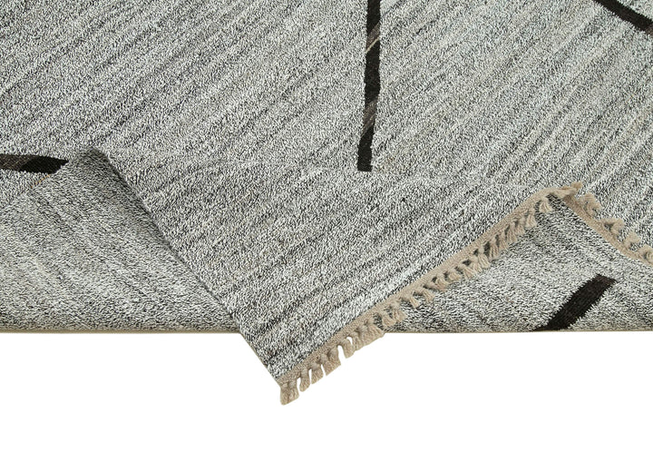 9x13 Grey Contemporary Area Rug - 26605