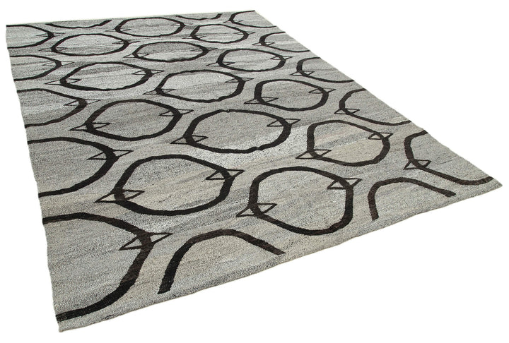 8x10 Grey Contemporary Area Rug - 26607