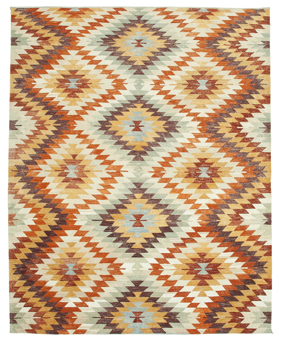 9x12 Multicolor Contemporary Area Rug - 26611