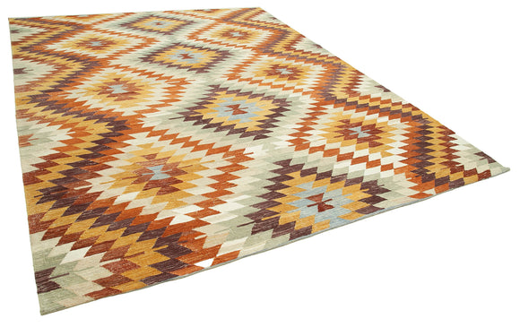 9x12 Multicolor Contemporary Area Rug - 26611