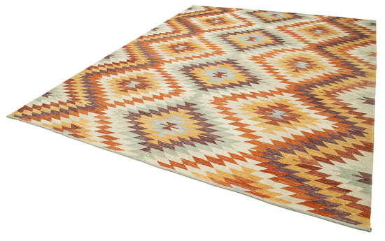 9x12 Multicolor Contemporary Area Rug - 26611