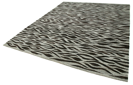 8x10 Grey Contemporary Area Rug - 26613