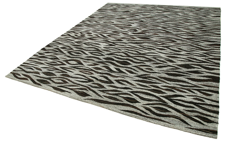 8x10 Grey Contemporary Area Rug - 26613