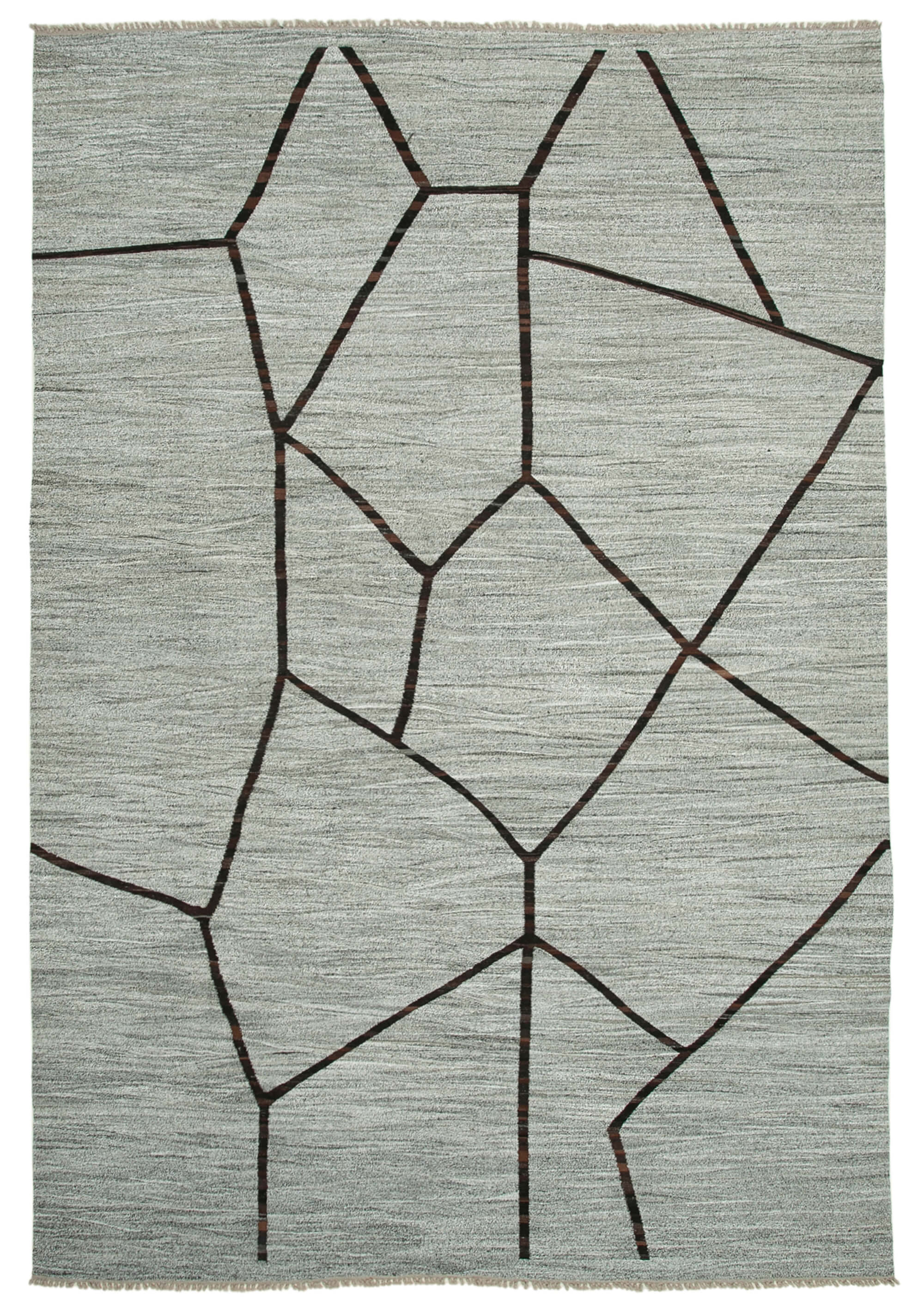 10x15 Grey Contemporary Area Rug - 26615