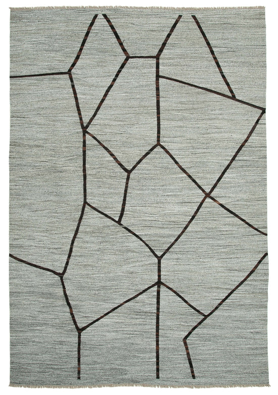 10x15 Grey Contemporary Area Rug - 26615