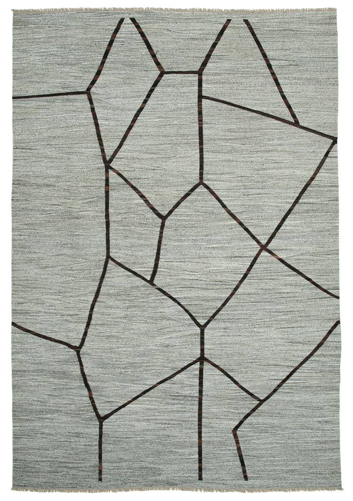 10x15 Grey Contemporary Area Rug - 26615