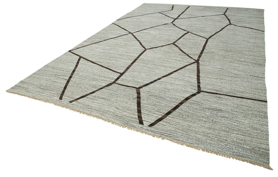 10x15 Grey Contemporary Area Rug - 26615