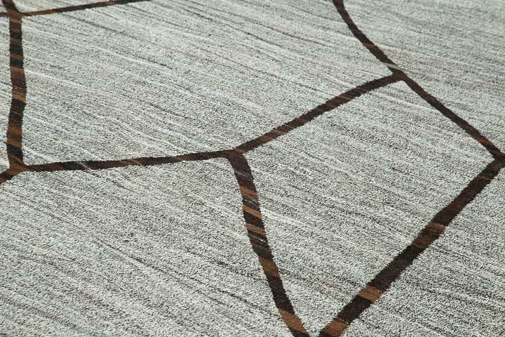 10x15 Grey Contemporary Area Rug - 26615