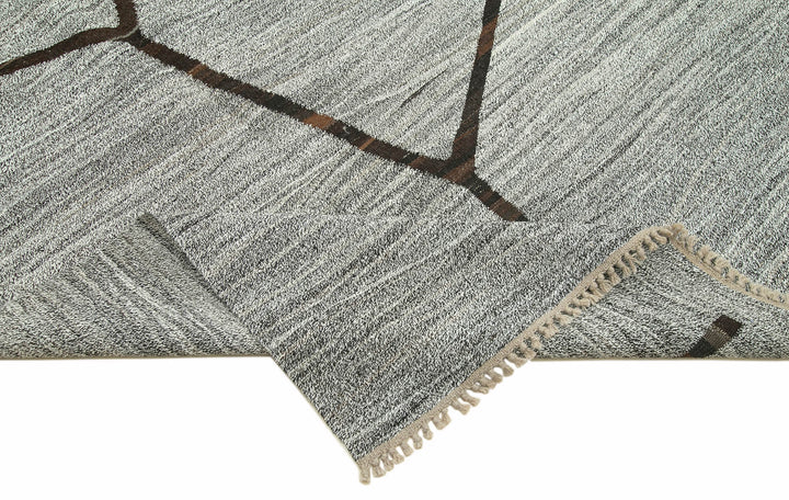 10x15 Grey Contemporary Area Rug - 26615