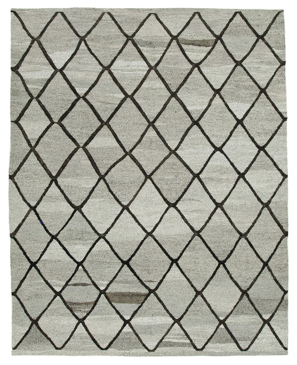 8x10 Grey Contemporary Area Rug - 26617