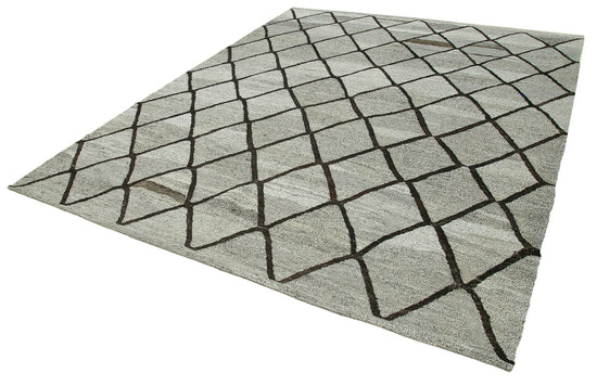 8x10 Grey Contemporary Area Rug - 26617