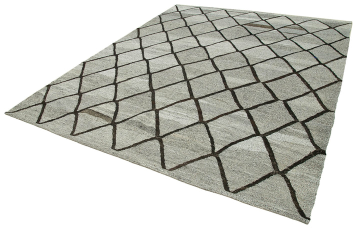 8x10 Grey Contemporary Area Rug - 26617