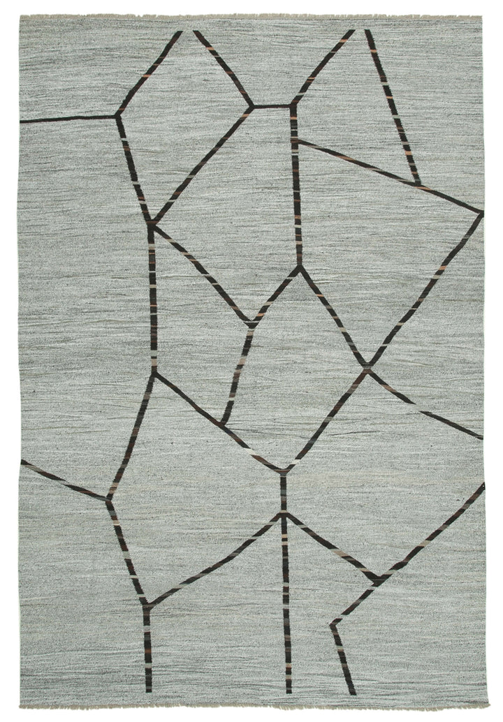 10x15 Grey Contemporary Area Rug - 26618