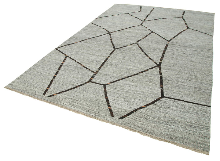 10x15 Grey Contemporary Area Rug - 26618