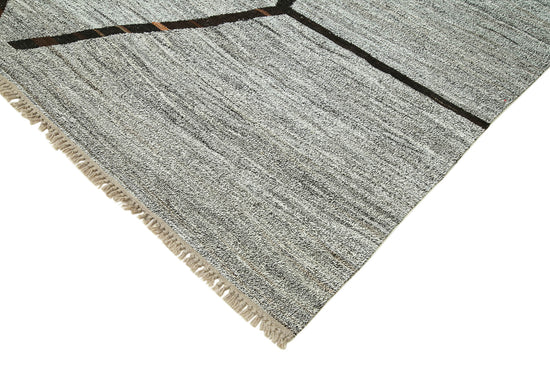 10x15 Grey Contemporary Area Rug - 26618