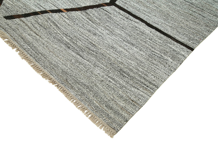 10x15 Grey Contemporary Area Rug - 26618