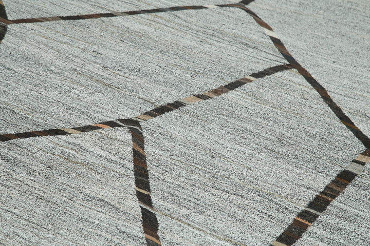 10x15 Grey Contemporary Area Rug - 26618