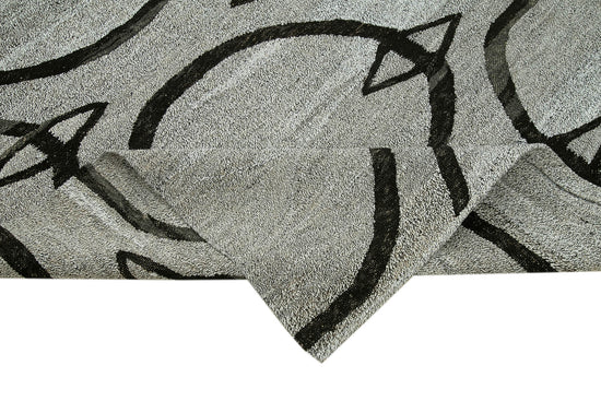 8x11 Grey Contemporary Area Rug - 26621