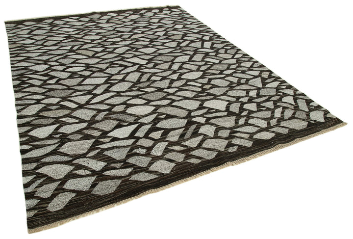 8x10 Grey Contemporary Area Rug - 26622