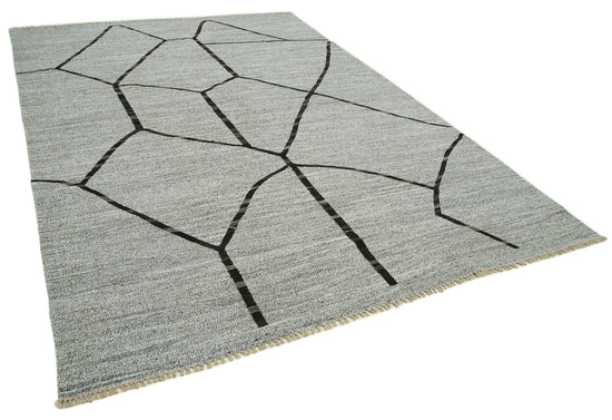 9x13 Grey Contemporary Area Rug - 26626
