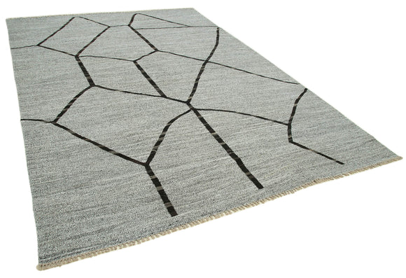 9x13 Grey Contemporary Area Rug - 26626