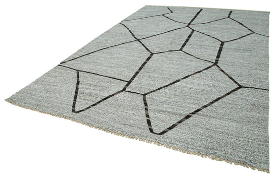 9x13 Grey Contemporary Area Rug - 26626