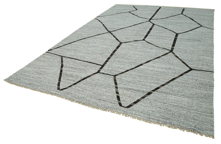 9x13 Grey Contemporary Area Rug - 26626