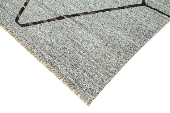 9x13 Grey Contemporary Area Rug - 26626