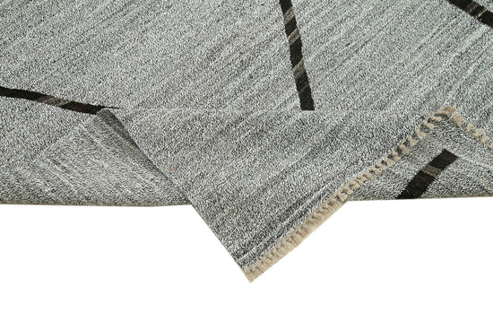 9x13 Grey Contemporary Area Rug - 26626