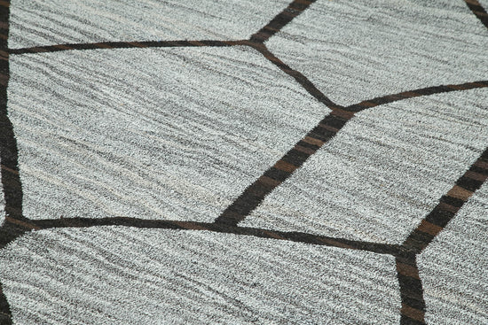 8x11 Grey Contemporary Area Rug - 26627