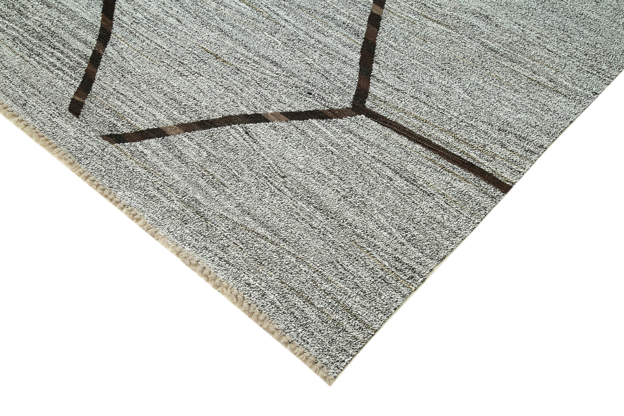 8x11 Grey Contemporary Area Rug - 26628