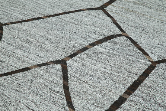 8x11 Grey Contemporary Area Rug - 26628