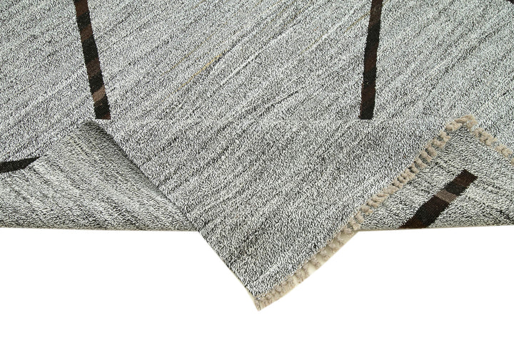 8x11 Grey Contemporary Area Rug - 26628