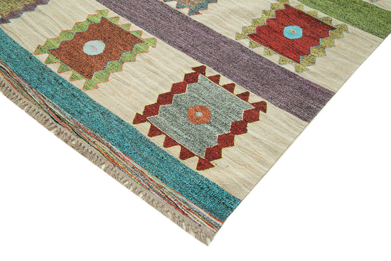 10x14 Multicolor Contemporary Area Rug - 26634
