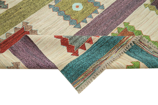 10x14 Multicolor Contemporary Area Rug - 26634