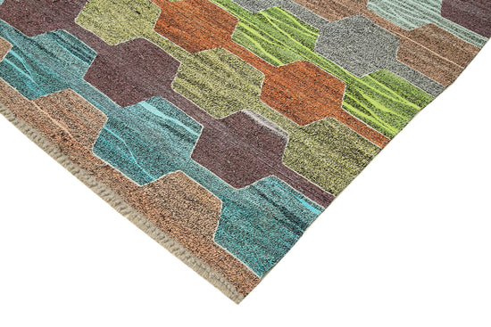7x10 Multicolor Contemporary Area Rug - 26638