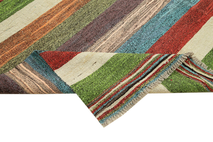 8x11 Multicolor Contemporary Area Rug - 26640