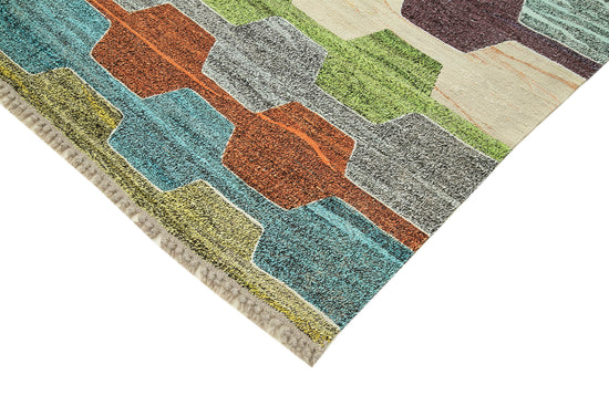7x10 Multicolor Contemporary Area Rug - 26647