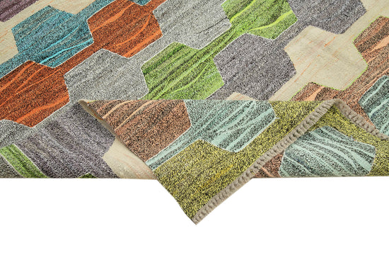 7x10 Multicolor Contemporary Area Rug - 26647