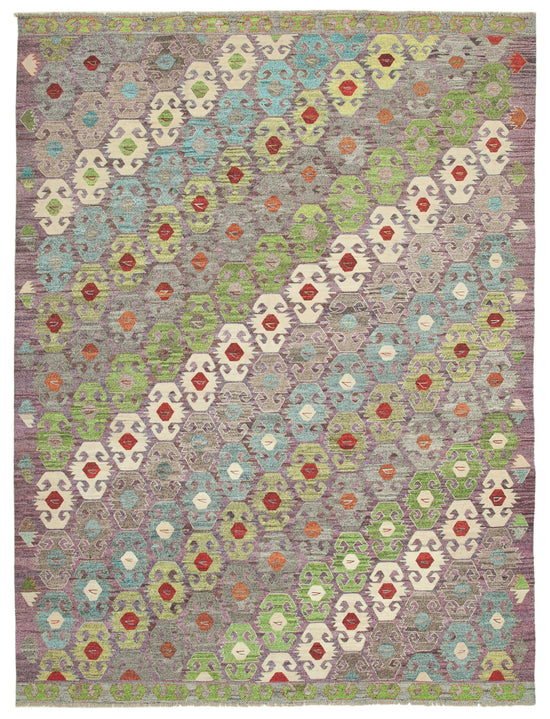 10x14 Multicolor Contemporary Area Rug - 26648