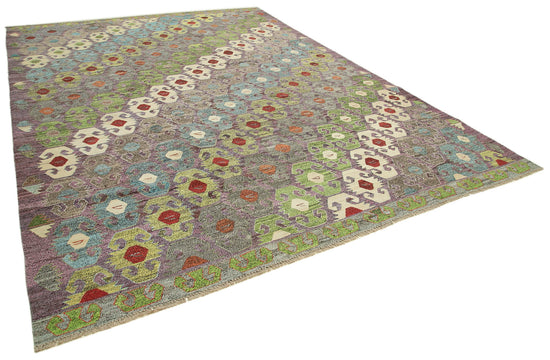 10x14 Multicolor Contemporary Area Rug - 26648