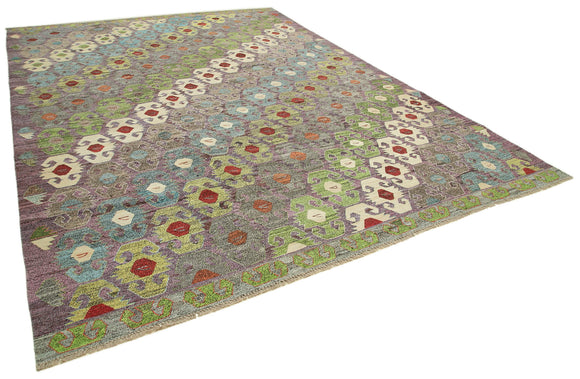 10x14 Multicolor Contemporary Area Rug - 26648