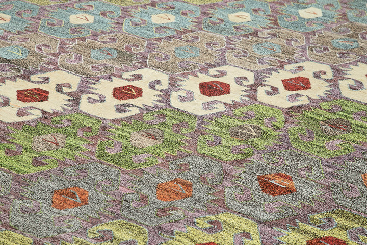 10x14 Multicolor Contemporary Area Rug - 26648