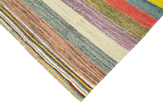 9x11 Multicolor Contemporary Area Rug - 26649