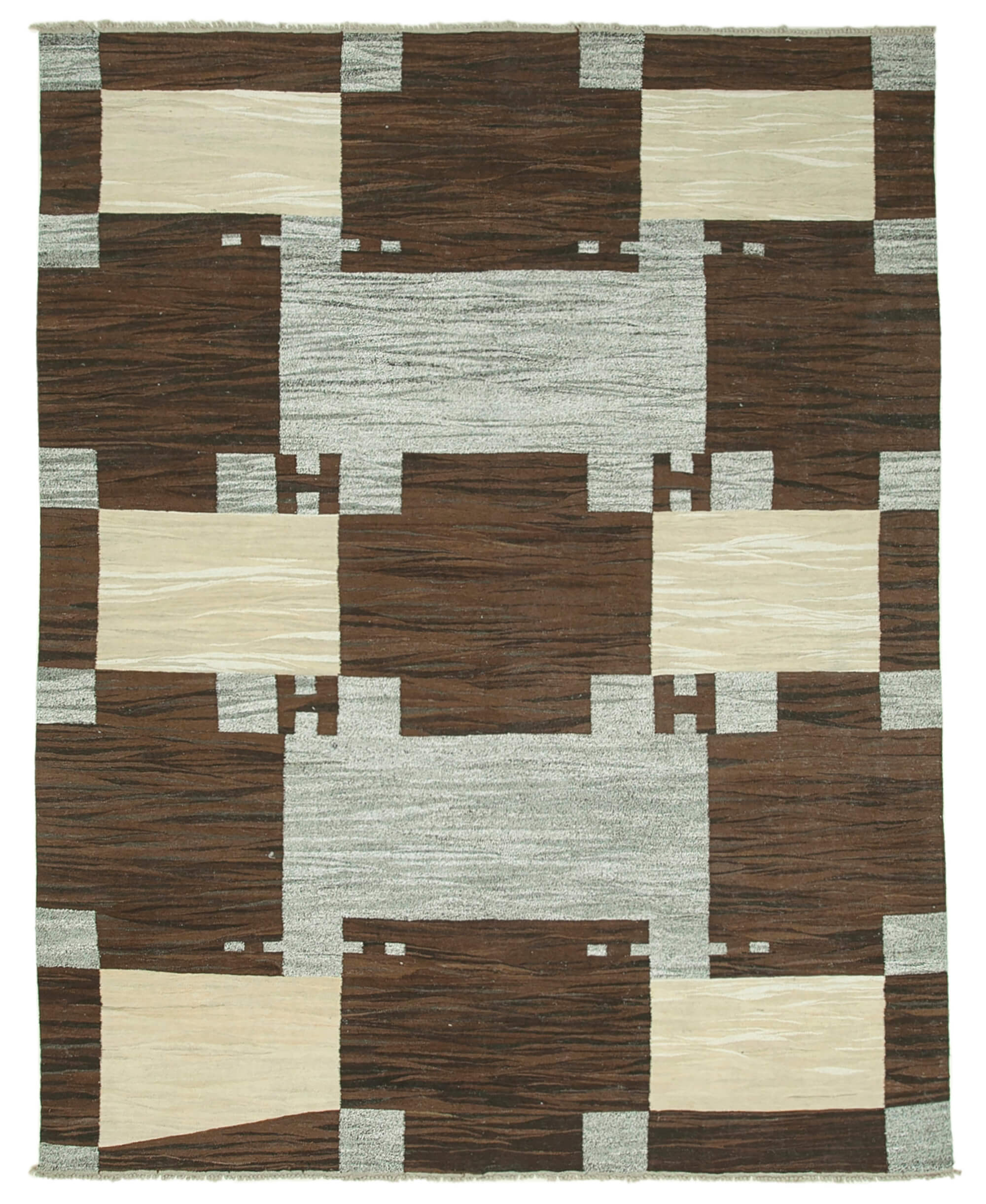 8x10 Brown Contemporary Area Rug - 26651