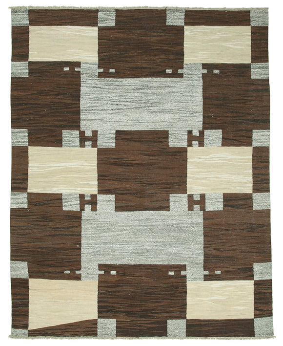 8x10 Brown Contemporary Area Rug - 26651