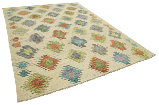8x10 Beige Contemporary Area Rug - 26652