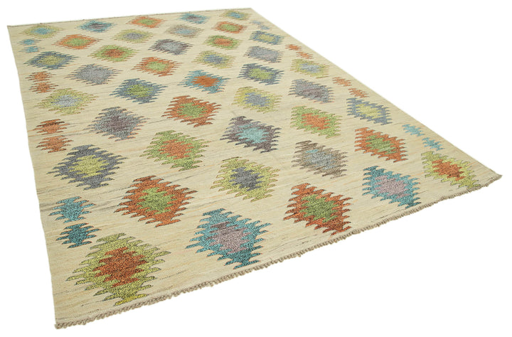 8x10 Beige Contemporary Area Rug - 26652