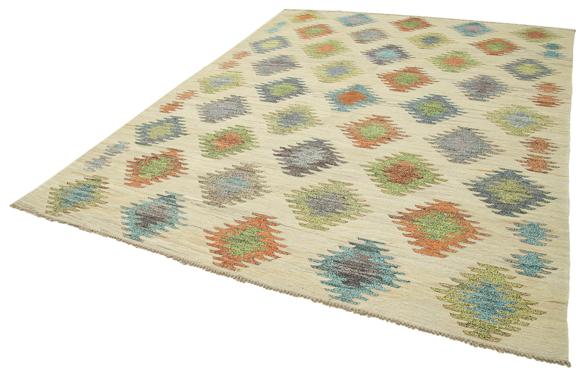 8x10 Beige Contemporary Area Rug - 26652