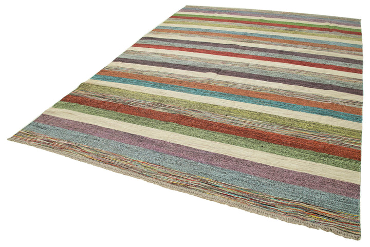 9x12 Multicolor Contemporary Area Rug - 26654